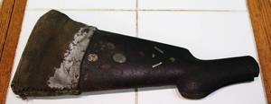 lot 002 image: Trench Art - Musket Stock - Old Patina