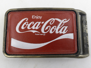 lot 30K image: Vintage Coca-Cola Metal Belt Buckle