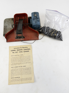 lot 30 image: Lionel No. 397 Remote Control Coal Loader with Instructions and Coal Bag