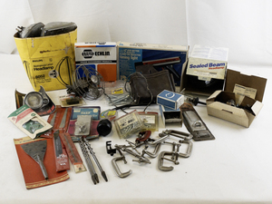 lot 156 image: Collection of Vintage Automotive Parts, Tools, and Hardware