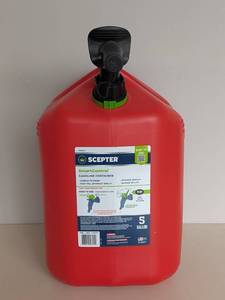 lot 68 image: NEW SCEPTER 5GAL SMART CONTROL GASOLINE CONTAINER