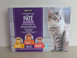 lot 49 image: NEW KIRKLAND SIGNATURE 3-FLAVOR VARIETY PACK PATE (CAT)