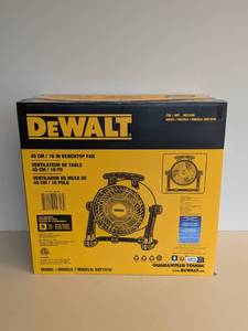 lot 81 image: DEWALT 16 BENCHTOP FAN