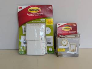 lot 167 image: (2) ASSORTED COMMAND STRIPS