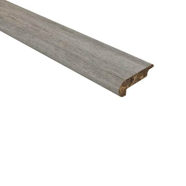 lot 158 image: (4) Strand Bamboo Berkeley 0.438 in T x 2.17 in. W x 72 in. L Bamboo Overlap Stair Nose Molding Hardwood Trim