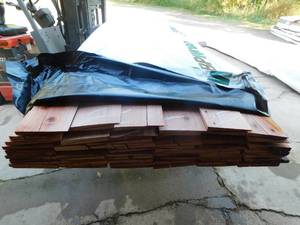 lot 2 image: 1116 x 8 Redwood Bevel Siding  Utility Grade - 1,538 Linear Feet