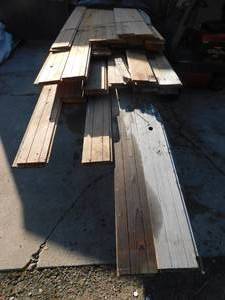 lot 4 image: 1 x 8 Western Red Cedar Thick Butt Bevel Siding  Rough Sawn Finish - 1,034 Linear Feet
