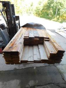 lot 9 image: 1 x 6 Western Red Cedar Tongue & Groove WP-4 V-Groove Gap Reversible - 1,610 Linear Feet