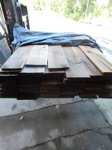 lot 14 image: 1 x 8 Western Red Cedar Tongue & Groove WP-4 V-Groove Gap Reversible - 1,432 Linear Feet