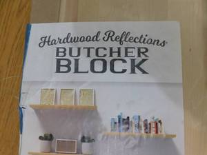 lot 109 image: HARDWOOD REFLECTIONS 36 in. W x 10 in. D Unfinished Natural Birch Floating Decorative Wall Shelf