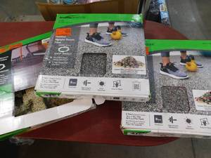 lot 113 image: TrafficMaster 18 in. x 18 in. Rubber GymExercise Flooring Tiles with Nike Grind (42.96 sq. ft.) (18-Pack) Colors will Vary
