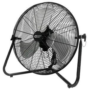 lot 49 image: Commercial Electric 20 in. 3-Speed High Velocity Floor Fan