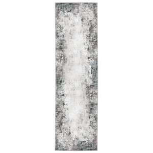 lot 193 image: Home Decorators Collection Harmony Gray 2 ft. x 7 ft. Indoor Machine Washable Runner Rug