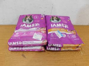 lot 96 image: (4) 11 lb. Bags of LAMS Dogfood.