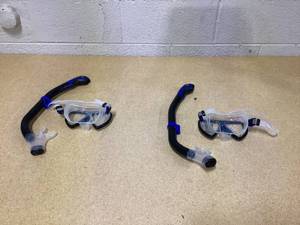 lot 409 image: LOT OF 2 Cressi Ikarus Orion Snorkel Mask Combo