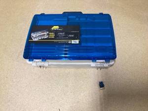 lot 416 image: Plano Two Level Satchel Tackle Box, Premium Tackle Storage