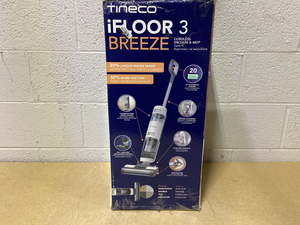 lot 422 image: Tineco iFloor 3 Breeze - Cordless WetDry Vacuum Cleaner and Hard Floor Washer Lithium Battery, 2 Speeds, 0.6L Tank