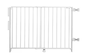 lot 112 image: Regalo Extra-Tall Top Of Stairs Metal Safety Gate
