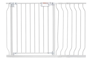 lot 124 image: VEVOR Gate for Stairs, Extra Tall Auto Close Dog Gate for The House