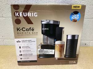 lot 450 image: Keurig K Cafe Barista Bar Single Serve Coffee Maker and Frother