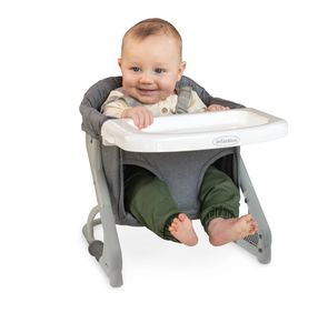 lot 312 image: Infantino Ultimate Travel Booster Seat for Babies and Toddlers 4-36 Months, Gray
