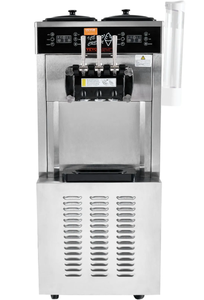 lot 30 image: VEVOR Commercial Ice Cream Machine, 34-44 LH Yield, 3300W 3-Flavor Freestanding Soft Serve Ice Cream Maker #CK400PRO-A19