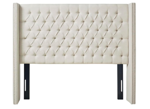 lot 95 image: King Size Madison Park Amelia Upholstered Headboard