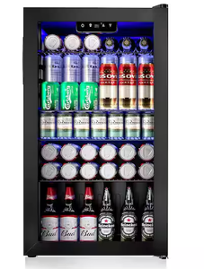 lot 224 image: Simzlife Single Zone 126-Cans FreestandingBuilt-in Beverage Refrigerator Cooler