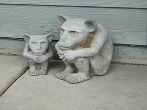 lot 51 image: Charming Concrete Garden Gargoyle
