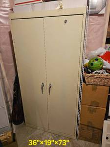 lot 151 image: Rugged Sheet Metal Storage Locker