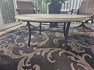 lot 55 image: Tropitone Stone Collection Patio Cocktail Table