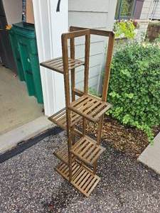 lot 156 image: Mission Styled Plantstand