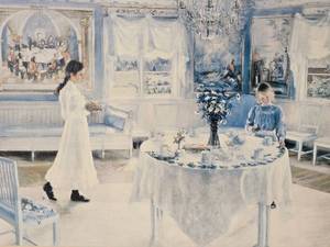 lot 73 image: A Day of Celebration Farmed Print by Fanny Brate
