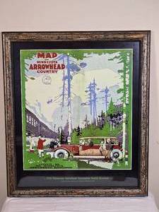 lot 75 image: 1926 Minnesota Arrowhead Association Tourist Poster Framed Replica