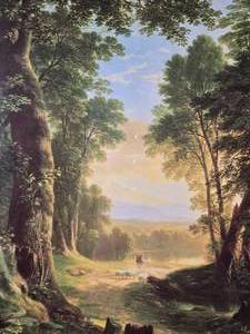 lot 97 image: Dreamy Fine Art Print - Asher Durand - The Beeches