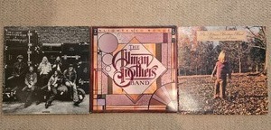 lot 47E image: Classic Vinyl LPs - The Allman Brothers Band - Enlightened Rogues - Brothers and Sisters - At Fillmore East
