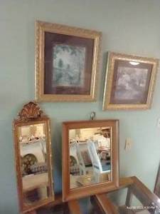 lot 26 image: Gold-Framed Pictures & Mirrors