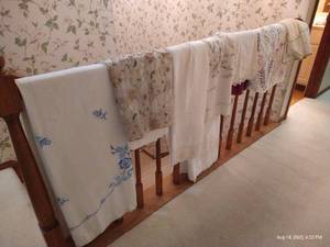 lot 39 image: Several Pretty Table Cloths