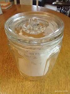 lot 69 image: Antique Biscuit Jar Marked 1915