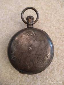 lot 160 image: Vintage Sterling Silver Pocket Watch (Nonworking)