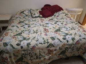 lot 222 image: Two Twin Bed Frames w Contents