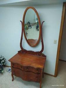 lot 234 image: Antique Dresser From Warren, MN Area