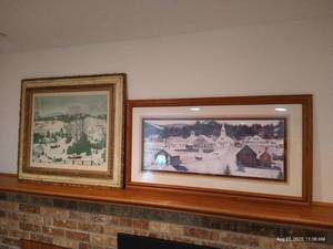 lot 260 image: Two Large Winter Scenes