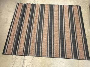 lot 1 image: Gertmenian Naples Area Rug 5ft 3in x 7ft Stripe Pattern