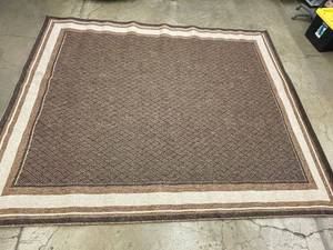 lot 3 image: Gertmenian Ravenna Collection Rug 7 ft 10 in x 10 ft Tyler Chestnut Sand Black