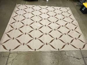 lot 4 image: Ravenna Collection Acadia Sand Chestnut Area Rug 7ft 10in x 10ft
