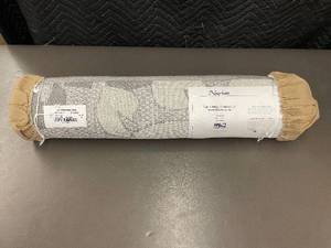 lot 11 image: Nourison Dahlia Bouquet 22 x 76 IndoorOutdoor Area Rug, BlueGrey