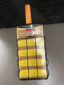 lot 22 image: Mr. Bar-B-Q Corn on the Cob Grilling Basket with Wooden Handle