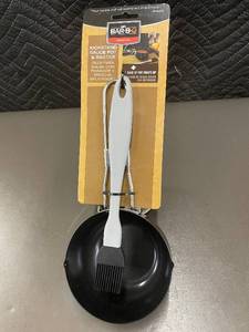 lot 24 image: Mr. Bar-B-Q Kickstand Sauce Pot and Baster Set