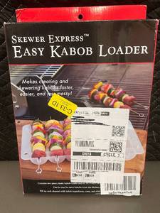 lot 44 image: Skewer Express Easy Kabob Loader Set by Charcoal Companion